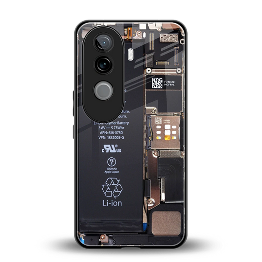 Inside Out back phone cover | glass case for vivo v40e
