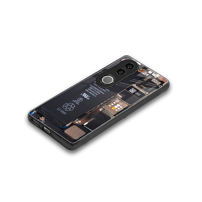 Inside Out stylish phone case for vivo v50 | glossy glass and slim fit
