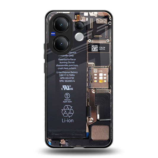 Inside Out back phone cover | glass case for vivo v60