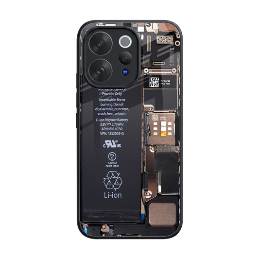Inside Out back phone cover | glass case for vivo v70 elite