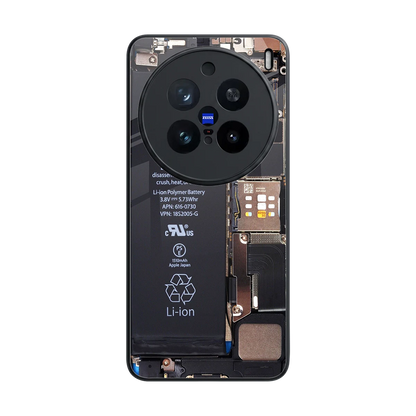 Inside Out back phone cover | glass case for vivo x200 pro