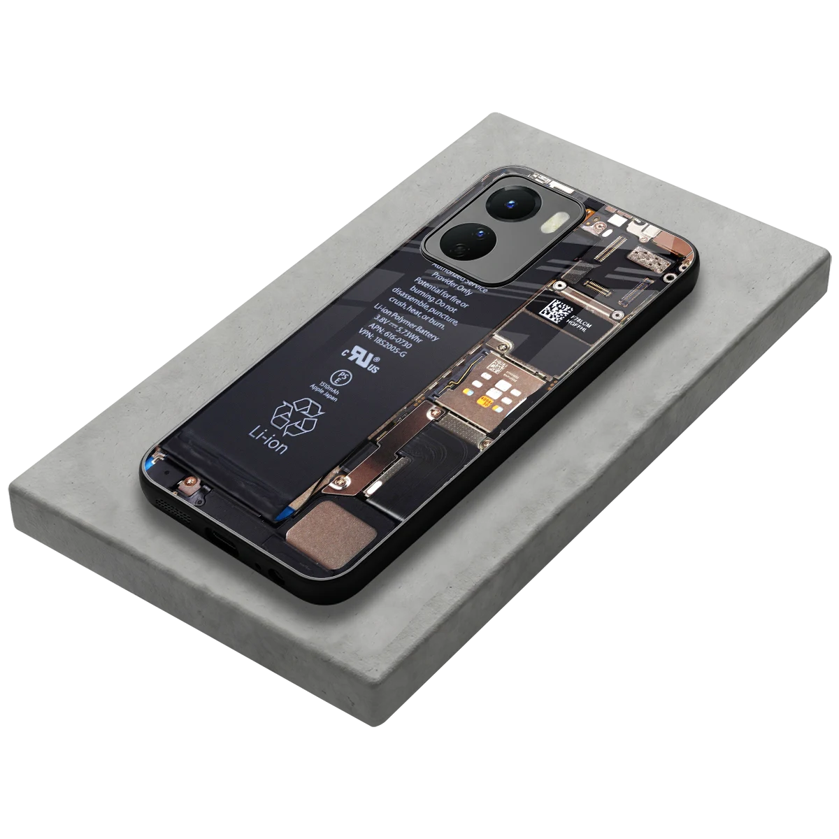 Inside Out stylish phone case for vivo y16 | glossy glass and slim fit