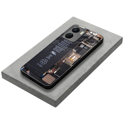 Inside Out stylish phone case for vivo y16 | glossy glass and slim fit