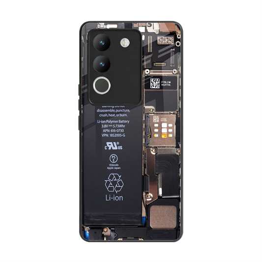 Inside Out back phone cover | glass case for vivo y200 5g