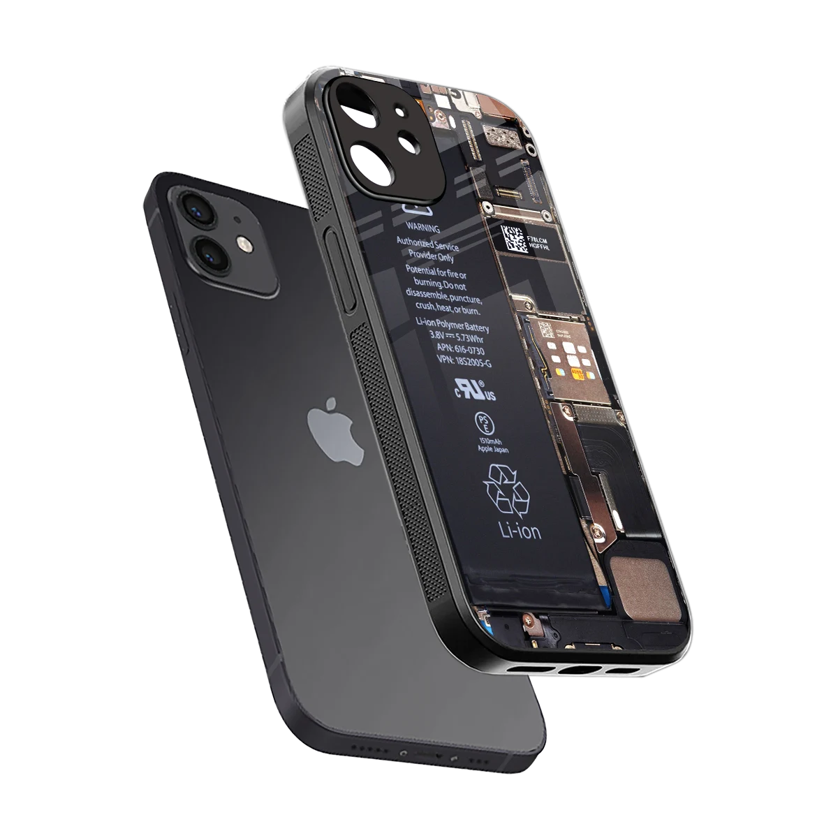 Inside Out sleek iphone 11 cover with tempered glass back and TPU edges