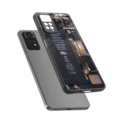 Inside Out sleek redmi note 11 pro cover with tempered glass back and TPU edges