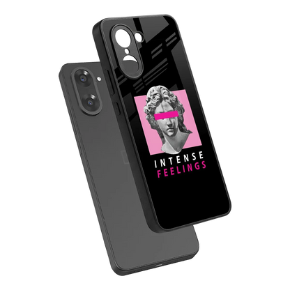 Intense Feelings sleek oneplus nord ce5 5g cover with tempered glass back and TPU edges
