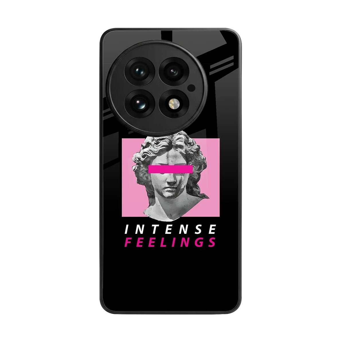 Intense Feelings back phone cover | glass case for oneplus 13