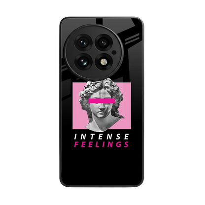 Intense Feelings back phone cover | glass case for oneplus 13