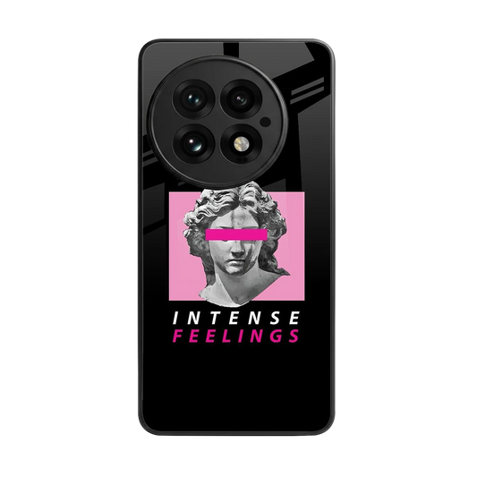 Intense Feelings back phone cover | glass case for oneplus 13