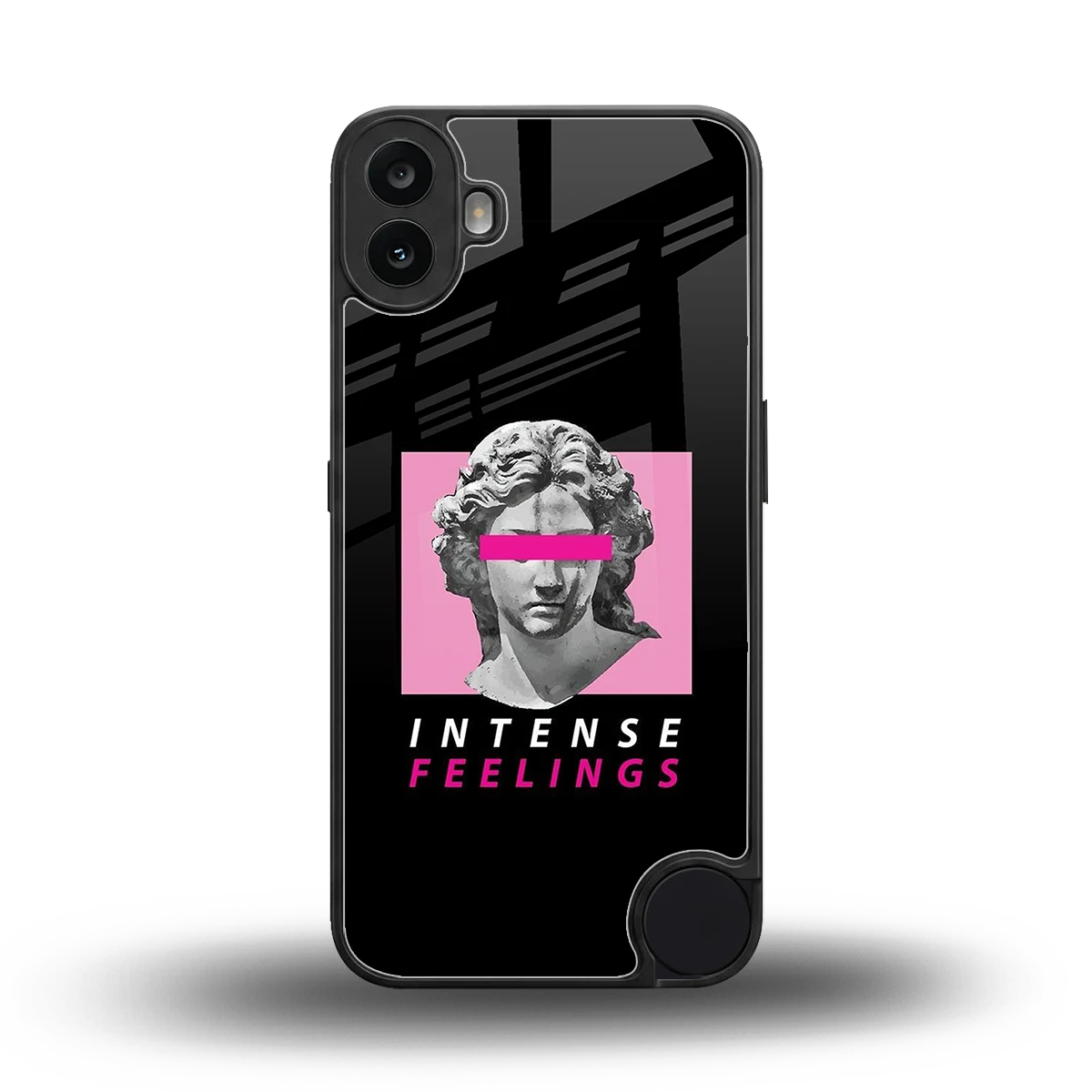 Intense Feelings back phone cover | glass case for cmf nothing phone 1