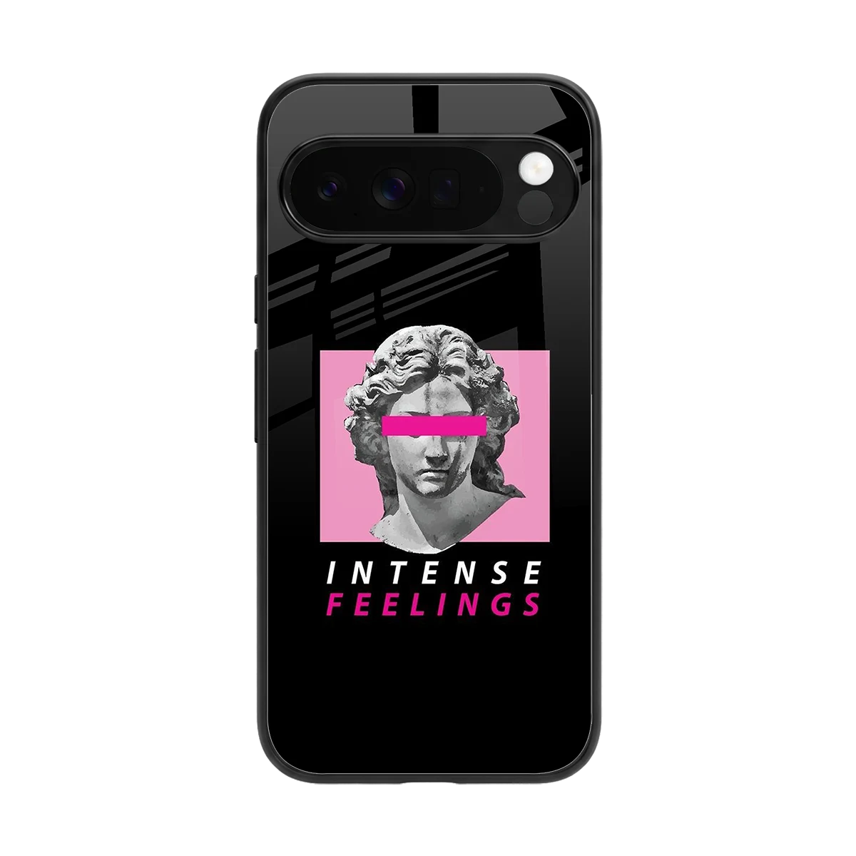 Intense Feelings back phone cover | glass case for google pixel 10 pro xl