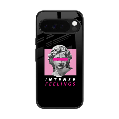 Intense Feelings back phone cover | glass case for google pixel 10 pro xl