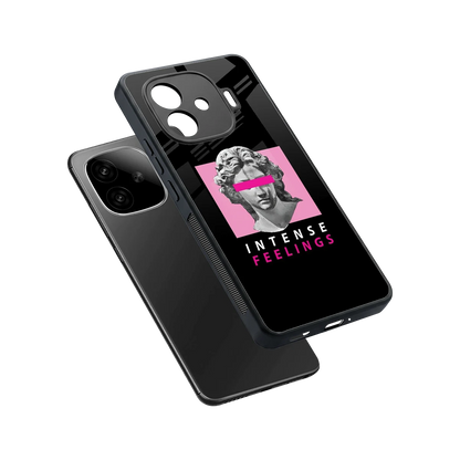 Intense Feelings sleek iqoo neo 10r 5g cover with tempered glass back and TPU edges