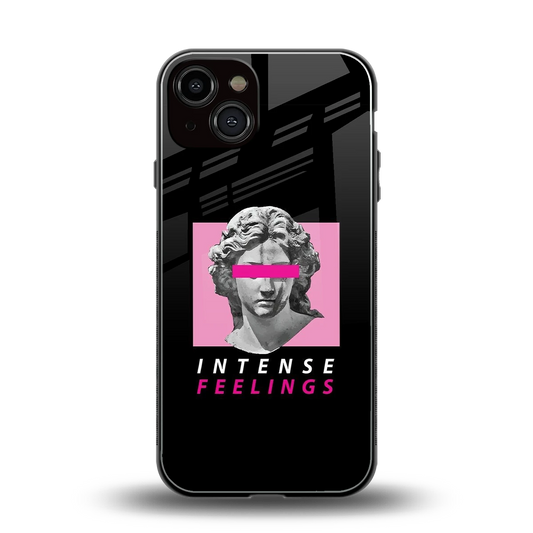 Intense Feelings back phone cover | glass case for iphone 13