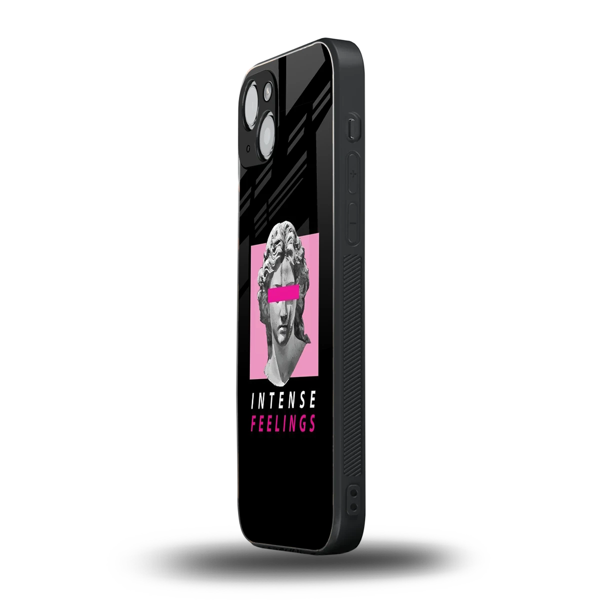 Intense Feelings iphone 14 plus mobile cover | shockproof glass phone case