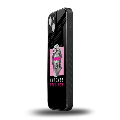 Intense Feelings iphone 15 mobile cover | shockproof glass phone case
