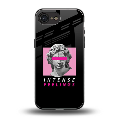 Intense Feelings back phone cover | glass case for iphone 16e