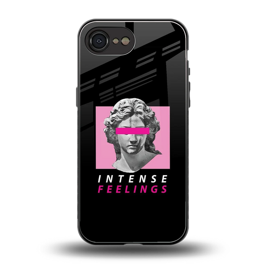 Intense Feelings back phone cover | glass case for iphone 16e