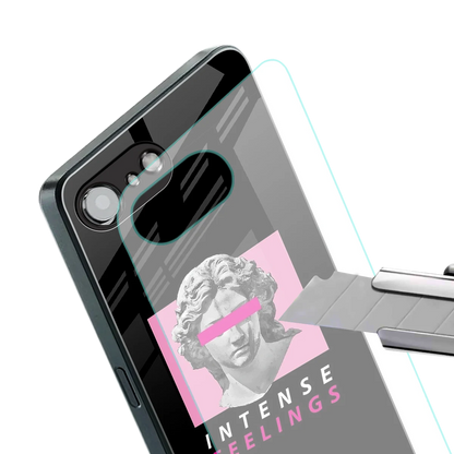 Intense Feelings stylish phone case for iphone 16e | glossy glass and slim fit