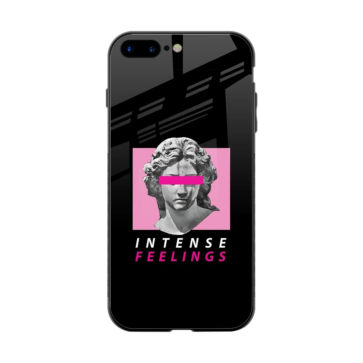 Intense Feelings back phone cover | glass case for iphone 8 plus
