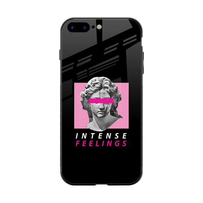 Intense Feelings back phone cover | glass case for iphone 8 plus