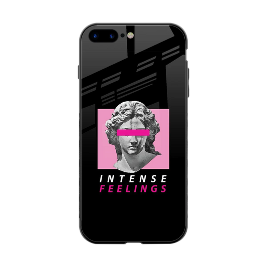 Intense Feelings back phone cover | glass case for iphone 8 plus