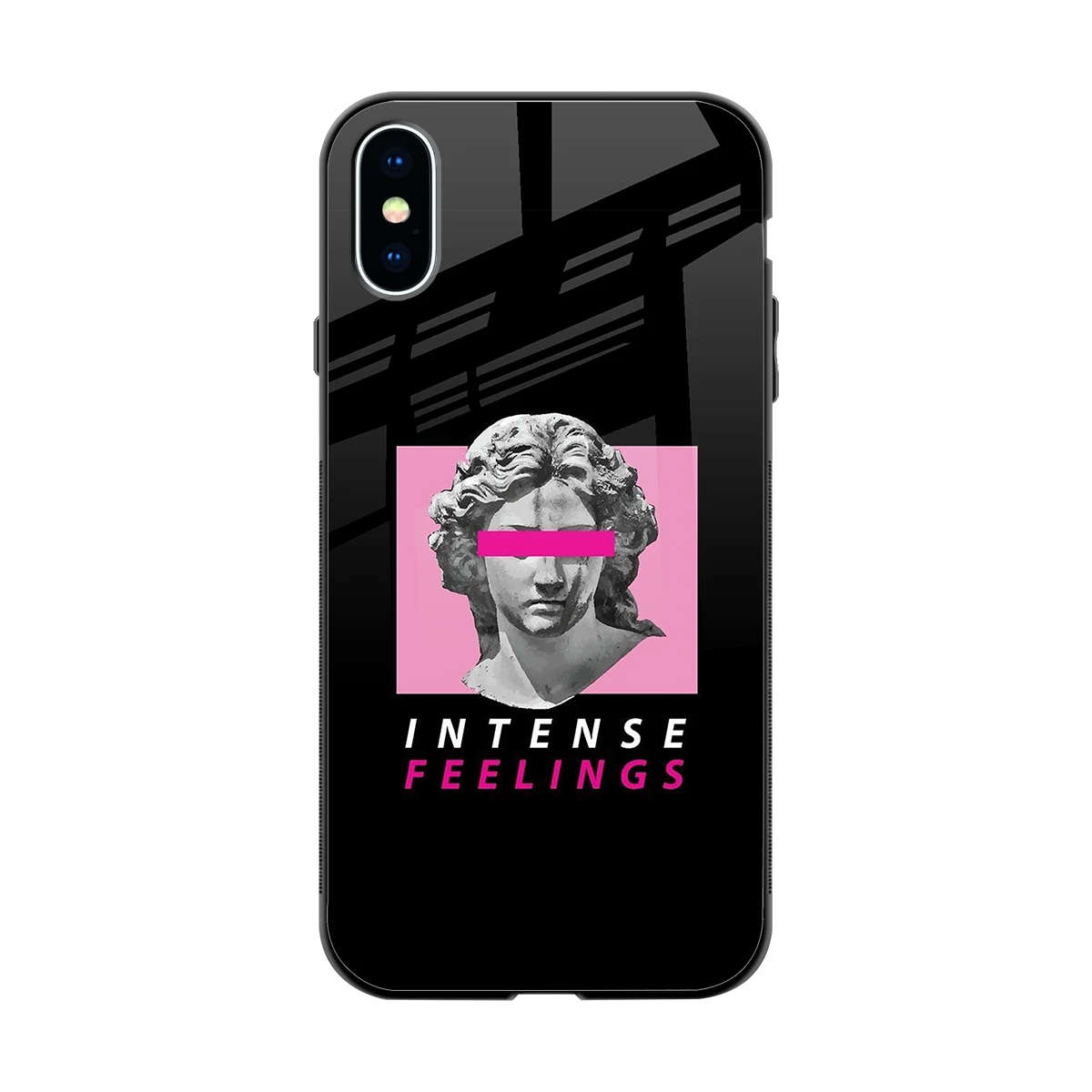 Intense Feelings back phone cover | glass case for iphone x