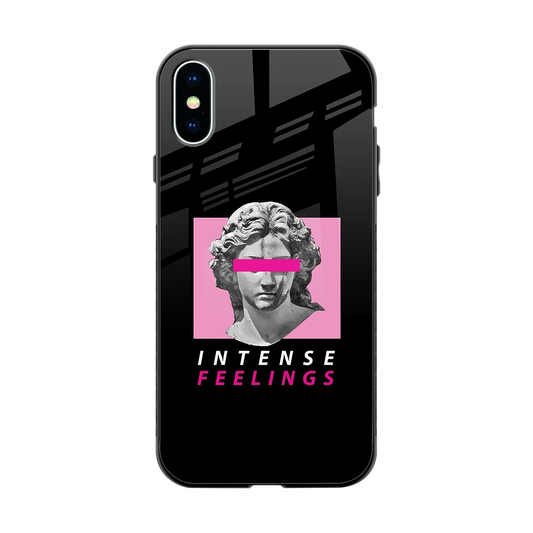 Intense Feelings back phone cover | glass case for iphone xs