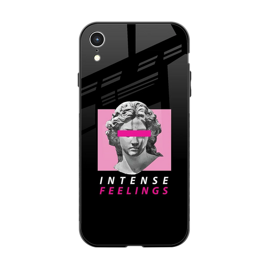 Intense Feelings back phone cover | glass case for iphone xr