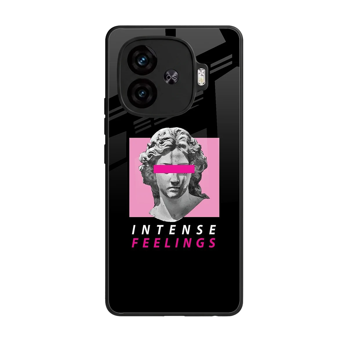 Intense Feelings back phone cover | glass case for iqoo neo 10r 5g