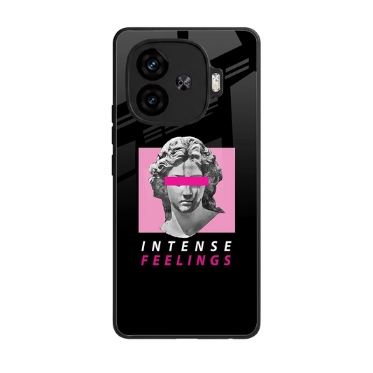 Intense Feelings back phone cover | glass case for iqoo neo 10r 5g