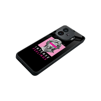Intense Feelings stylish phone case for iqoo neo 10r 5g | glossy glass and slim fit