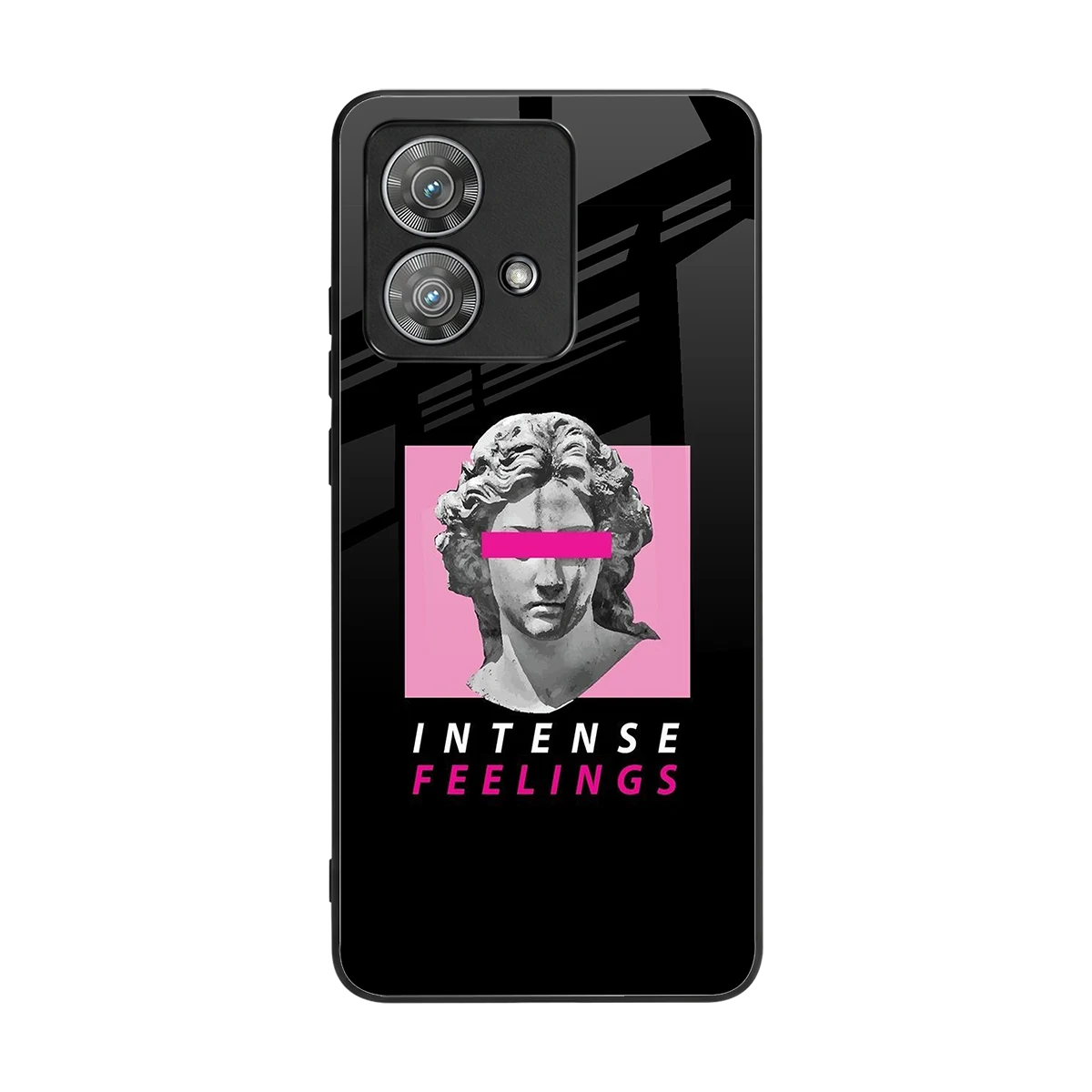 Intense Feelings back phone cover | glass case for motorola edge 40 neo 5g