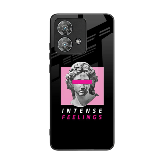 Intense Feelings back phone cover | glass case for motorola edge 40 neo 5g