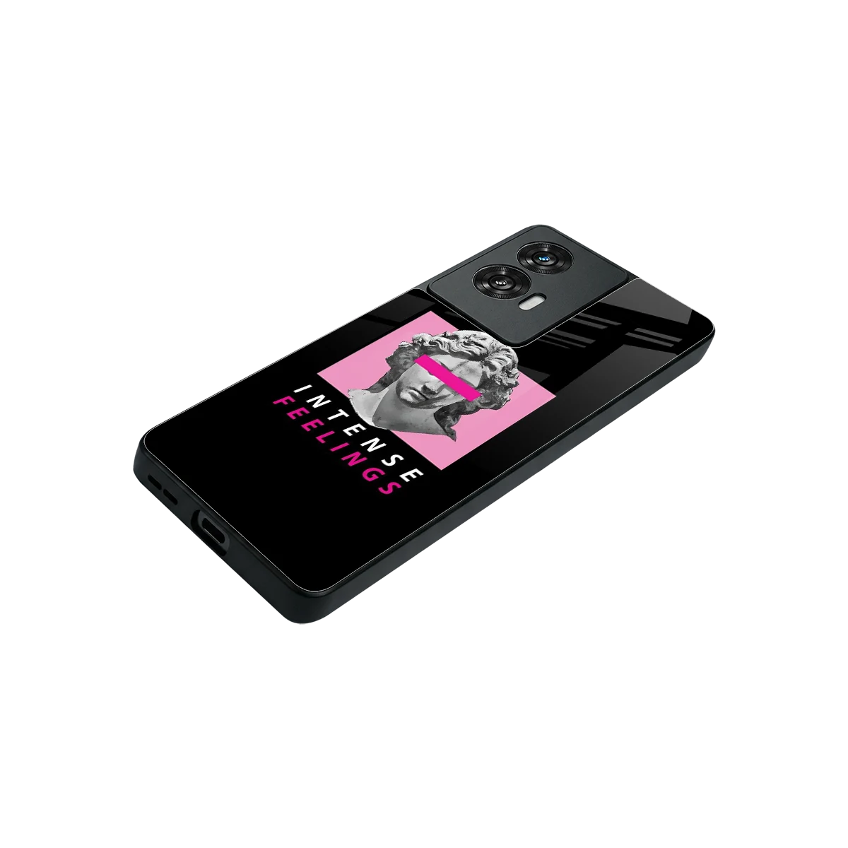 Intense Feelings stylish phone case for motorola edge 50 fusion | glossy glass and slim fit