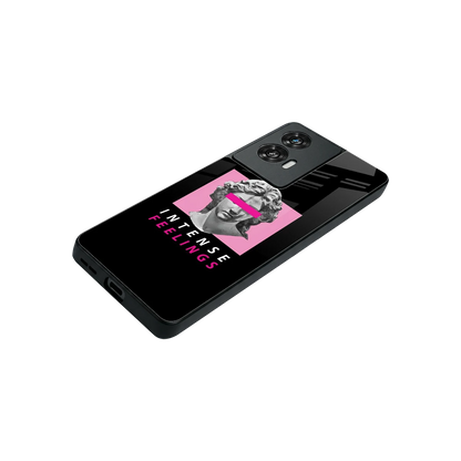 Intense Feelings stylish phone case for motorola edge 50 fusion | glossy glass and slim fit