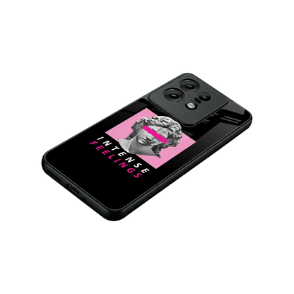 Intense Feelings stylish phone case for motorola edge 50 pro | glossy glass and slim fit