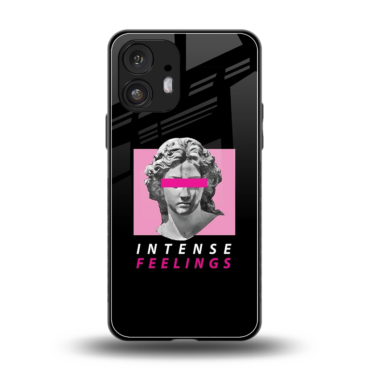 Intense Feelings back phone cover | glass case for nothing phone 2