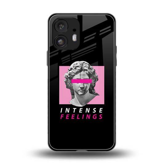 Intense Feelings back phone cover | glass case for nothing phone 2