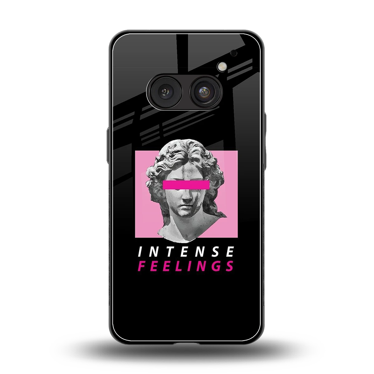 Intense Feelings back phone cover | glass case for nothing phone 2a plus