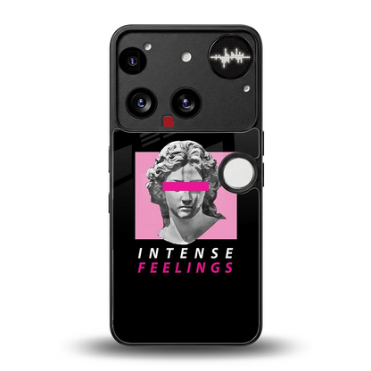 Intense Feelings back phone cover | glass case for nothing phone 3