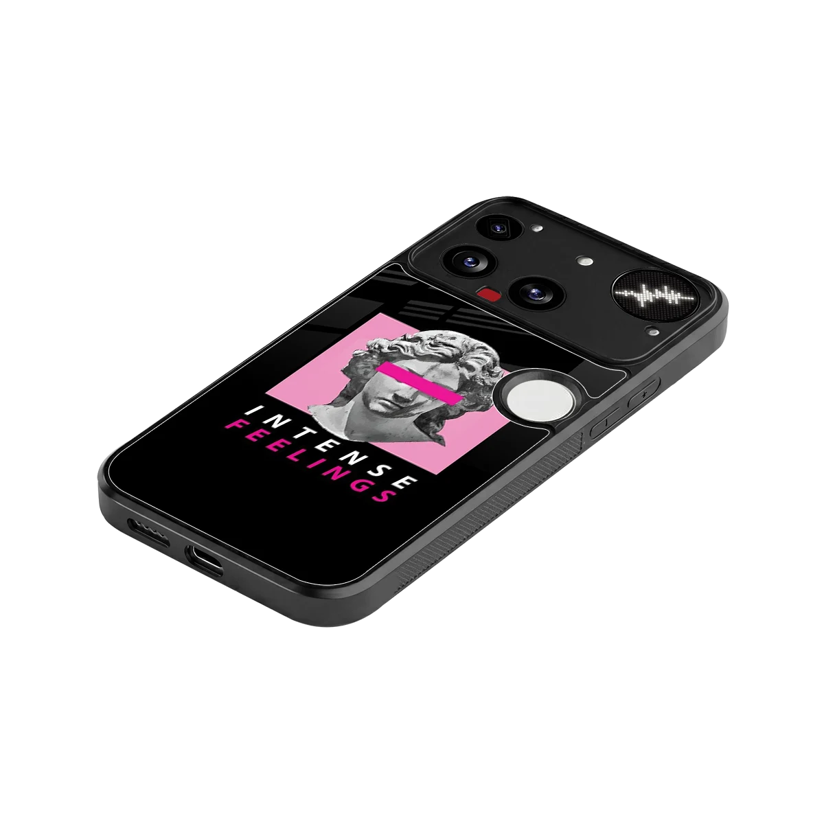 Intense Feelings stylish phone case for nothing phone 3 | glossy glass and slim fit
