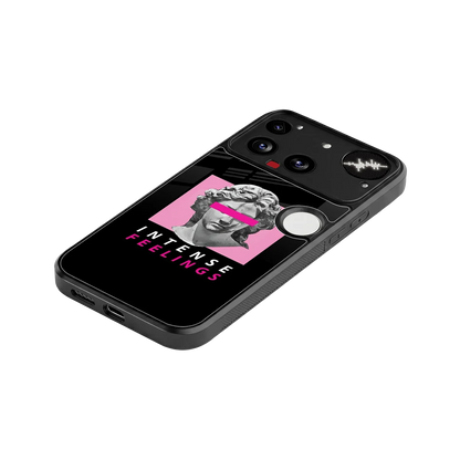 Intense Feelings stylish phone case for nothing phone 3 | glossy glass and slim fit