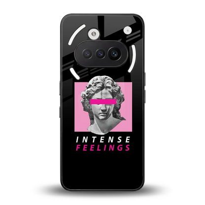 Intense Feelings back phone cover | glass case for nothing phone 3a