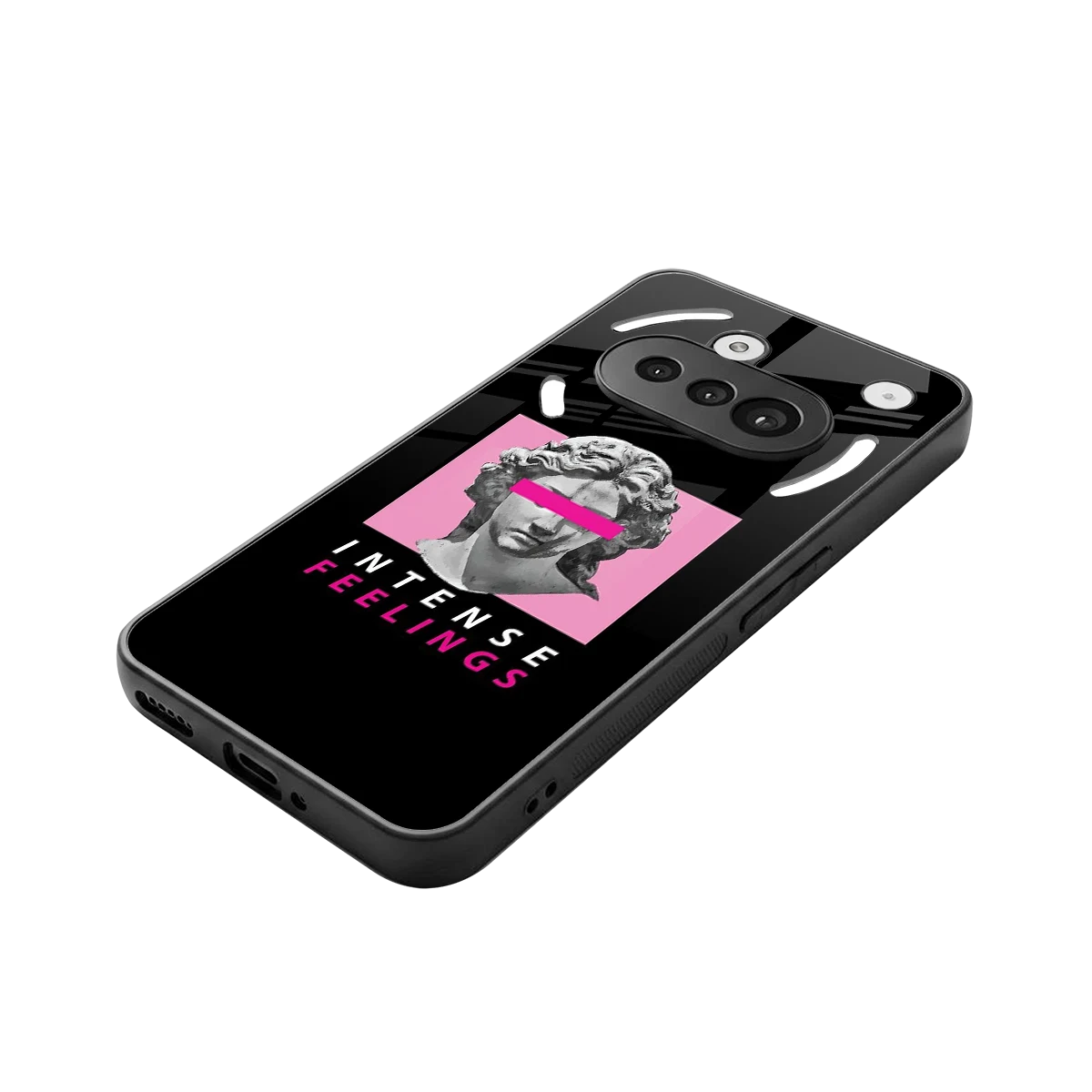 Intense Feelings stylish phone case for nothing phone 3a | glossy glass and slim fit