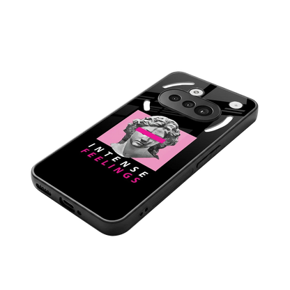 Intense Feelings stylish phone case for nothing phone 3a | glossy glass and slim fit