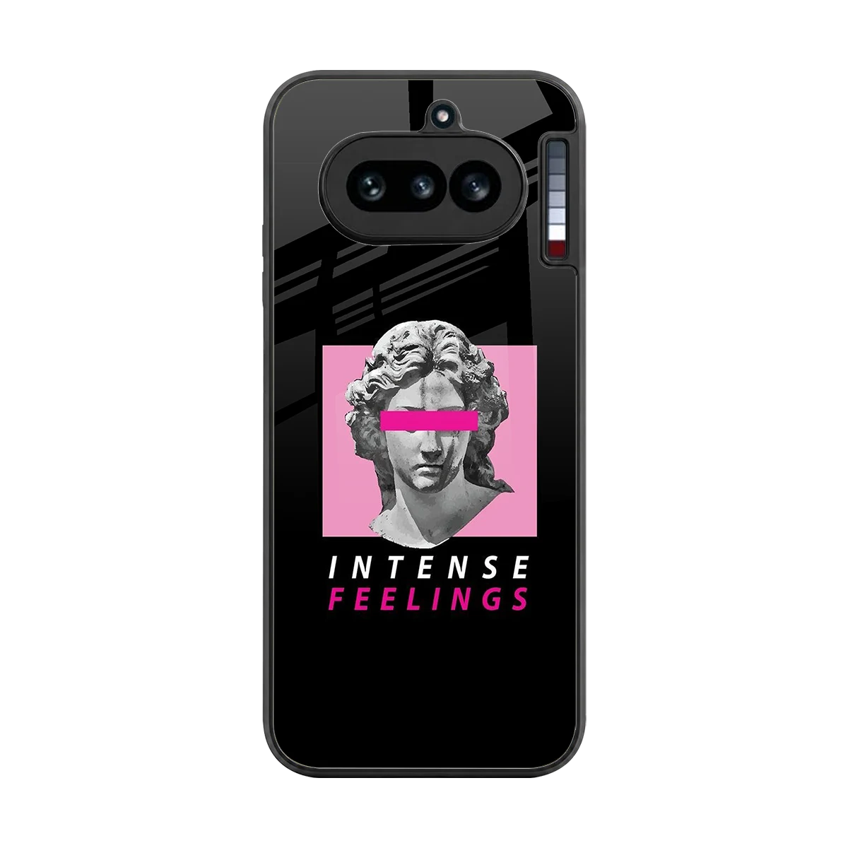 Intense Feelings back phone cover | glass case for nothing phone 4a