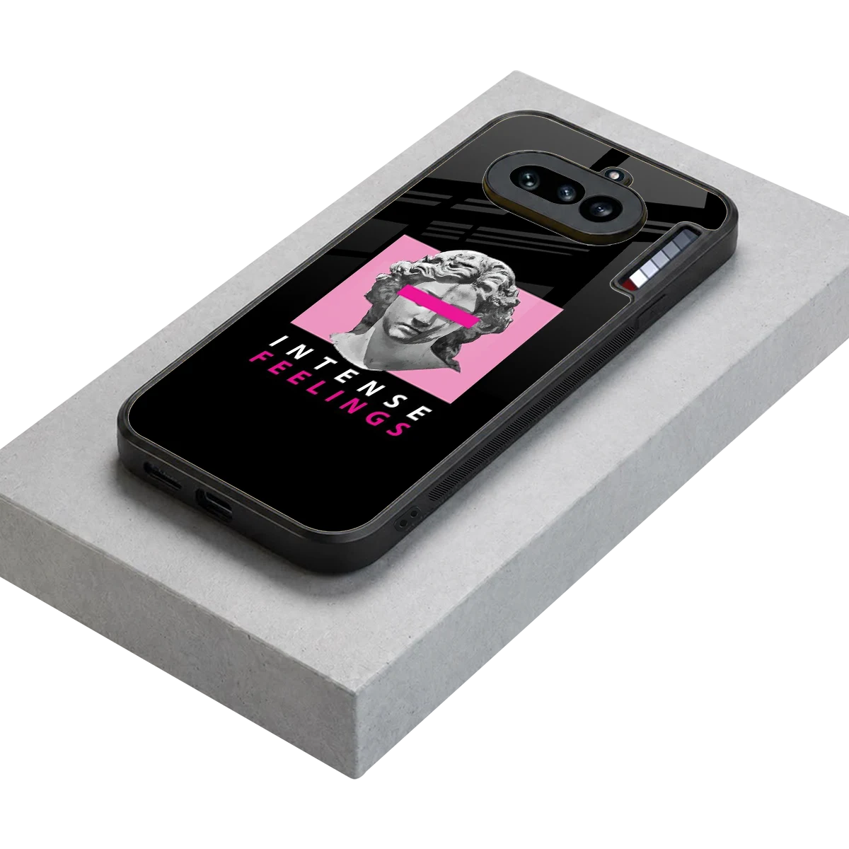 Intense Feelings stylish phone case for nothing phone 4a | glossy glass and slim fit
