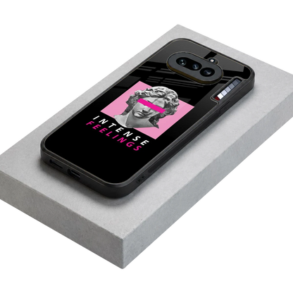 Intense Feelings stylish phone case for nothing phone 4a | glossy glass and slim fit